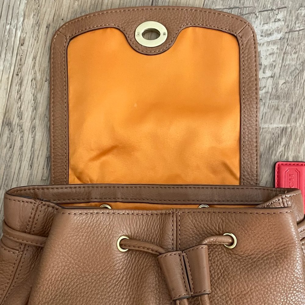 *Authentic* Coach Park Leather Backpack (# F24385) - image 3